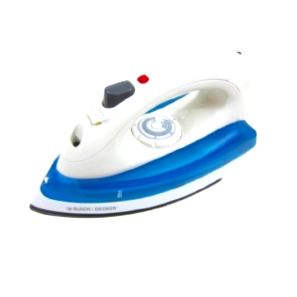 Black & Decker IR0110W Quick & Easy White Blue Iron